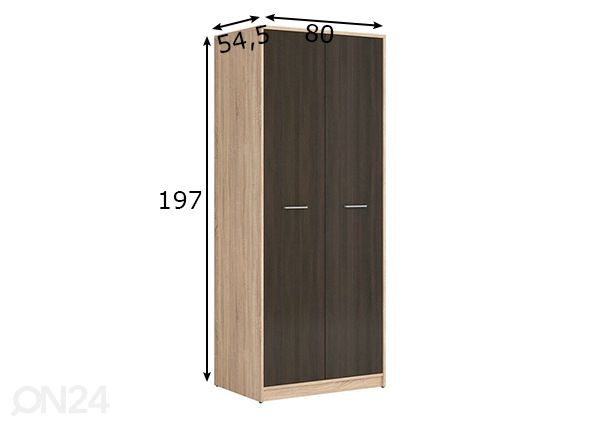 Шкаф платяной 80 cm размеры