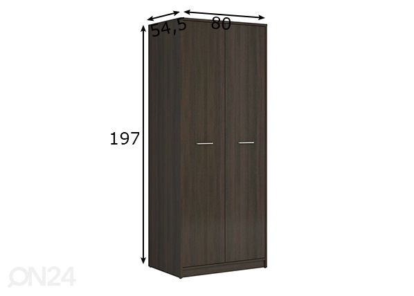 Шкаф платяной 80 cm размеры