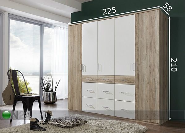 Шкаф платяной Click2 225 cm размеры