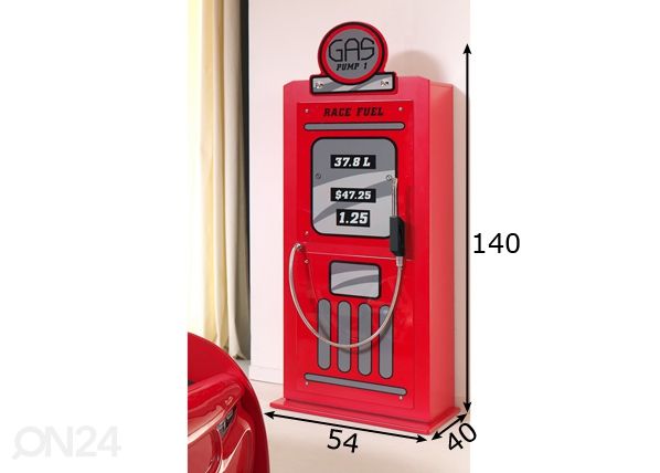 Шкаф платяной Gas tank размеры
