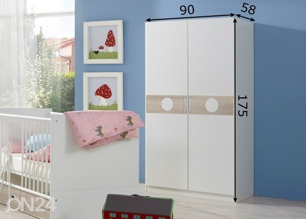 Шкаф платяной Kimba 90 cm размеры