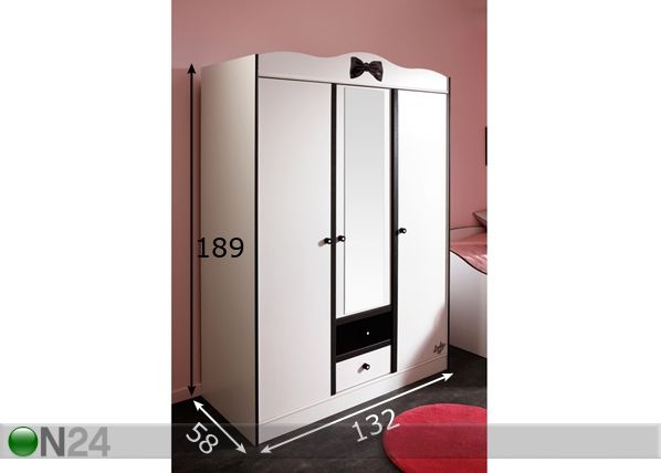 Шкаф платяной Lovely Light размеры