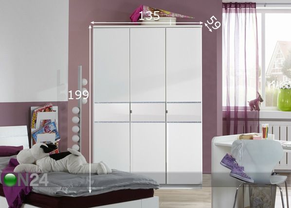 Шкаф платяной Nightlight размеры