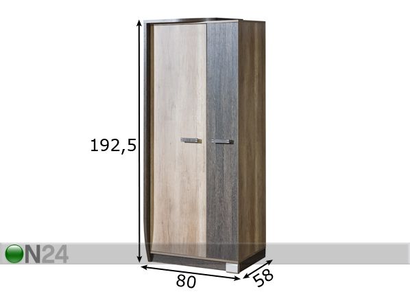 Шкаф платяной R1L размеры