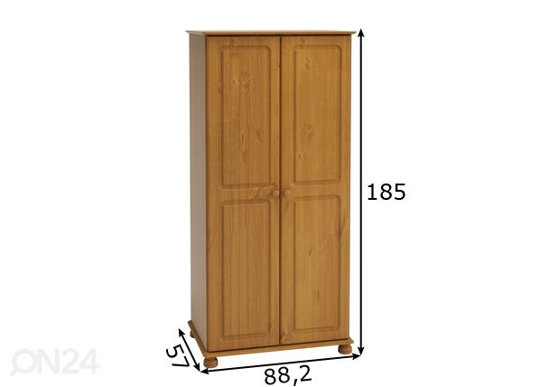 Шкаф платяной Richmond 301 размеры