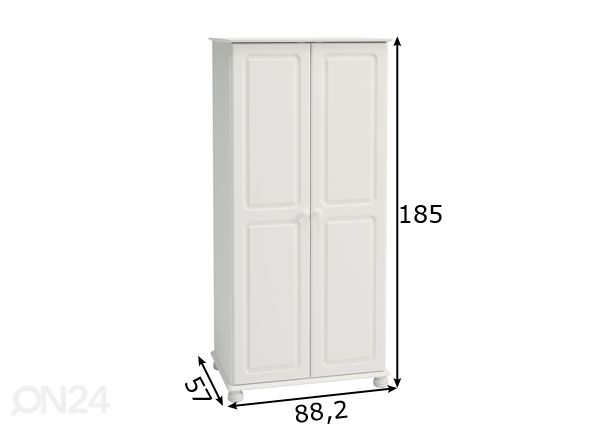 Шкаф платяной Richmond 301 размеры