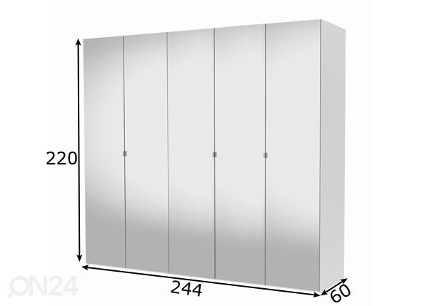 Шкаф платяной Save h220 cm размеры