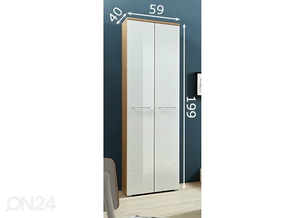 Шкаф платяной Sintara размеры