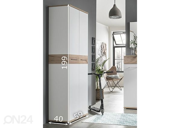 Шкаф платяной Topix размеры