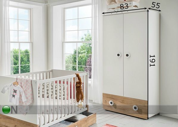 Шкаф платяной Töre 83 cm размеры