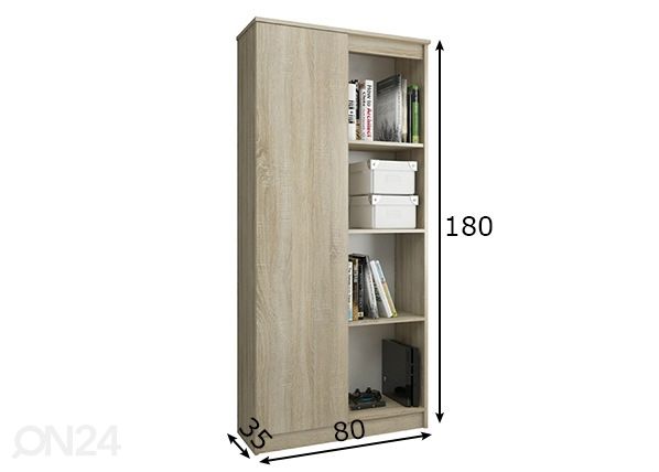 Шкаф-полка 80 cm размеры