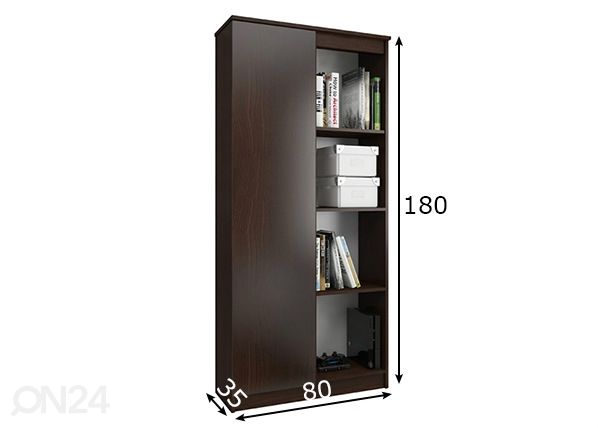Шкаф-полка 80 cm размеры
