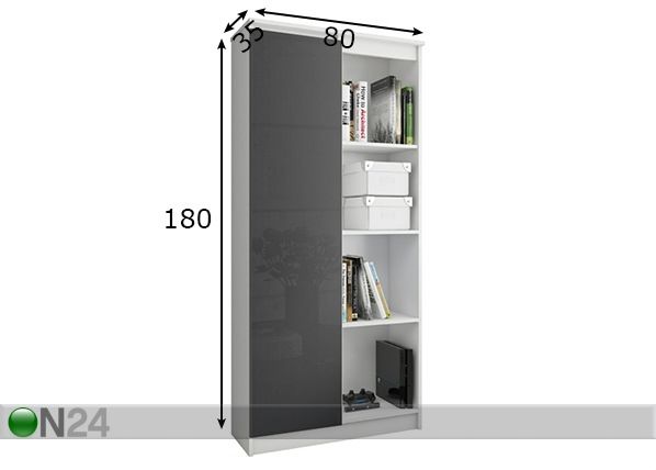 Шкаф-полка 80 cm размеры