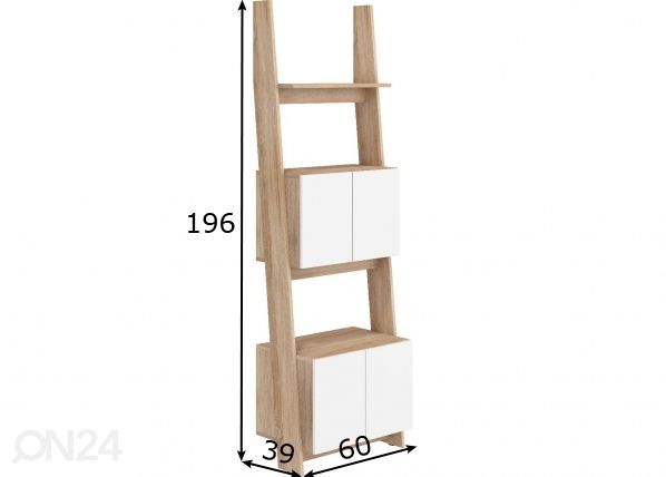 Шкаф-полка Mallow 60 cm размеры