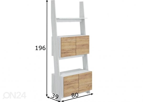Шкаф-полка Mallow 80 cm размеры