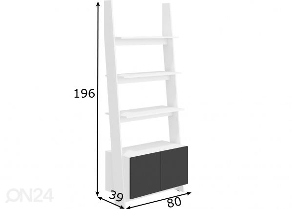 Шкаф-полка Mallow 80 cm размеры