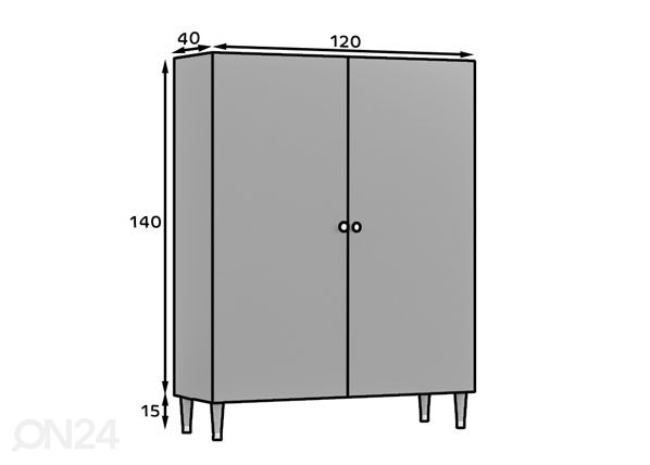 Шкаф 120 cm размеры