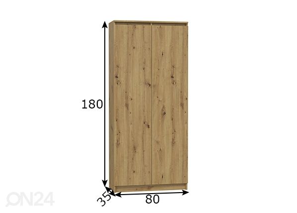 Шкаф 80 cm размеры
