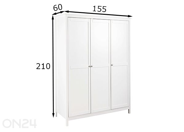 Шкаф Chilly Home 155 см размеры