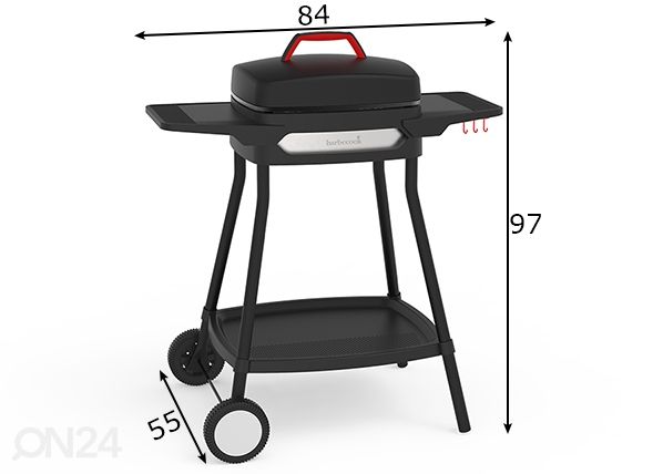 Электрический гриль Barbecook Alexia 5111 размеры