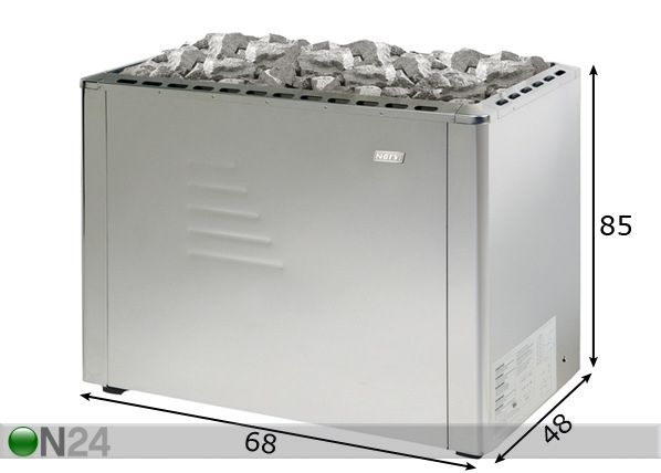 Электрокаменка Narvi Ultra Big 18 kW размеры