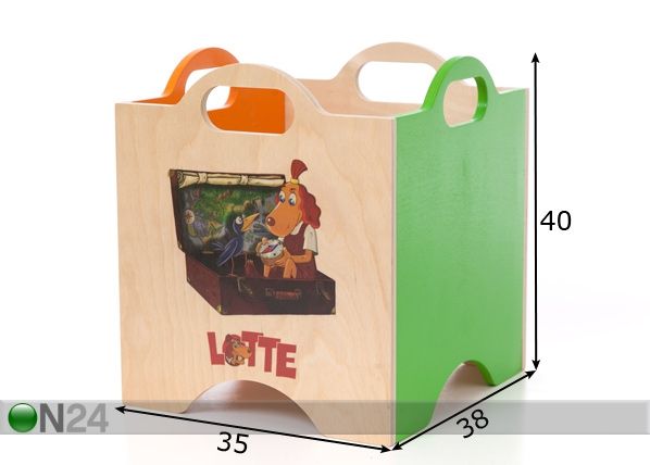 Ящик для игрушек Lotte размеры