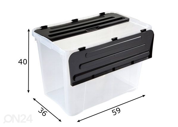 Ящик для хранения Dragonbox 60L размеры