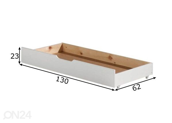 Ящик кроватный Jumper размеры