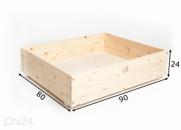 Ящик кроватный Kiku размеры