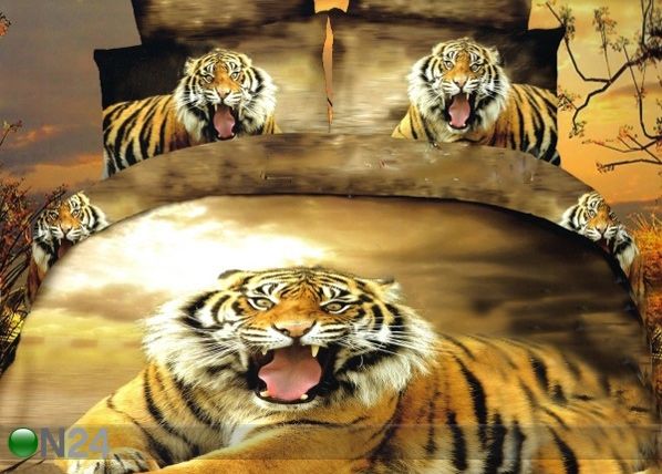 3D постельное белье Рычащий Лев