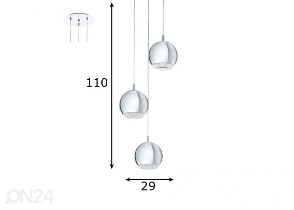 Eglo подвесной светильник Conessa размеры