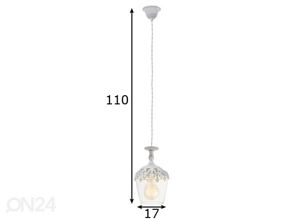 Eglo подвесной светильник Sudbury размеры