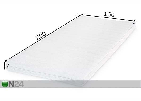 Familon наматрасник Uni 160x200xh7 cm размеры