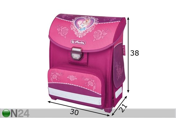 Herlitz ранец-рюкзак smart Magic Princess размеры