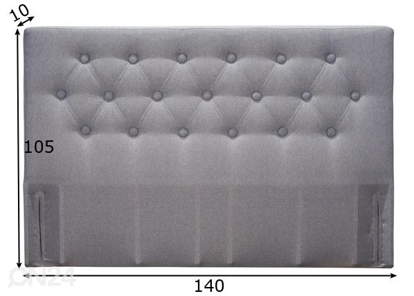 Hypnos изголовье кровати Hypnos Carl 140x105x10 cm размеры
