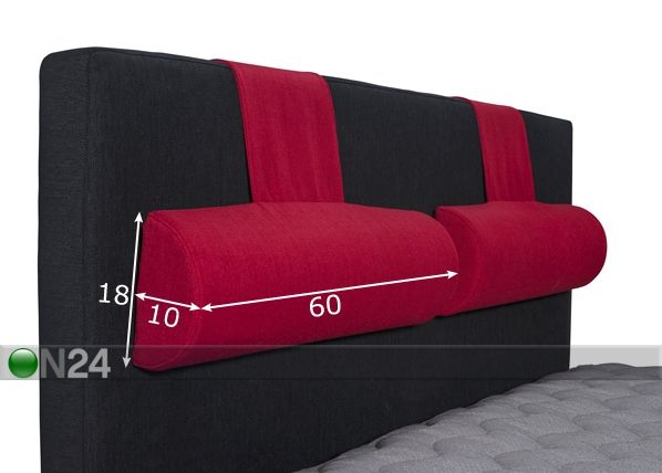 Hypnos подголовник для кровати 60x18x10 cm, 1 шт размеры