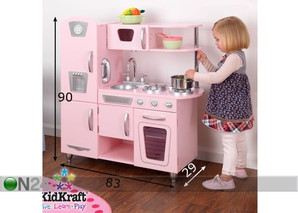 KidKraft игровая кухня Retro размеры