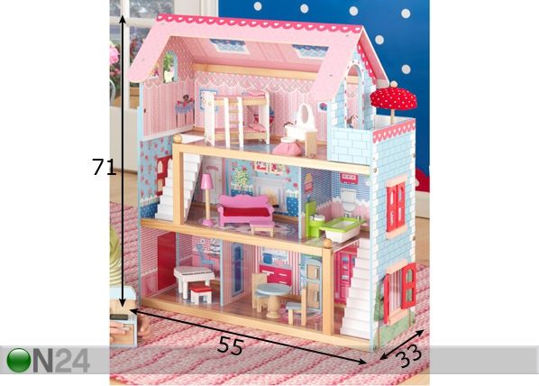 KidKraft маленький кукольный домик размеры
