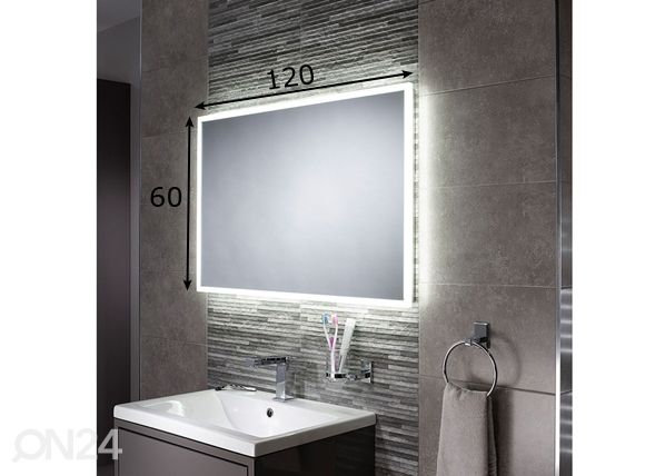 LED зеркало Glimmer 60x120 см размеры