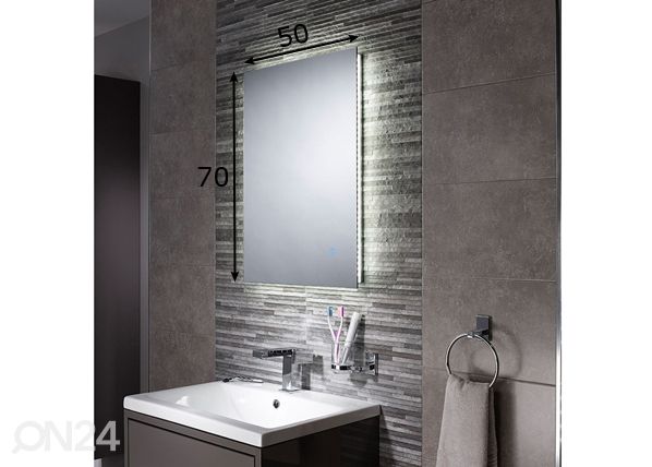 LED зеркало Serenity 70x50 см размеры
