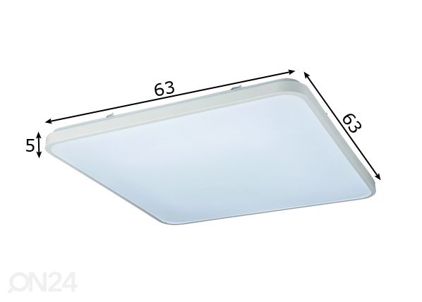 LED потолочный светильник размеры
