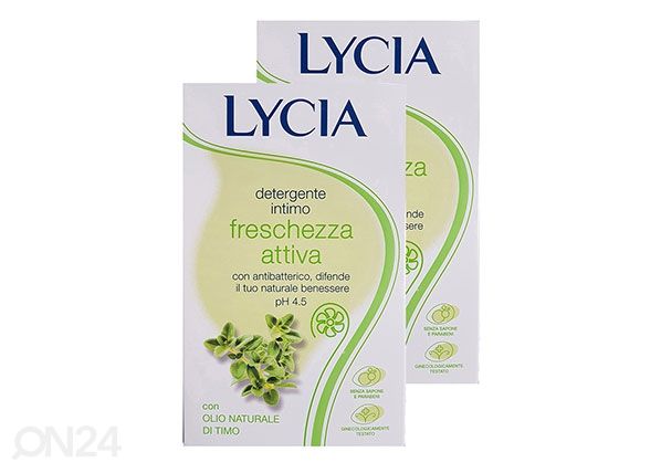 Lycia антибактериальный гель для интимной гигиены 2х250 мл
