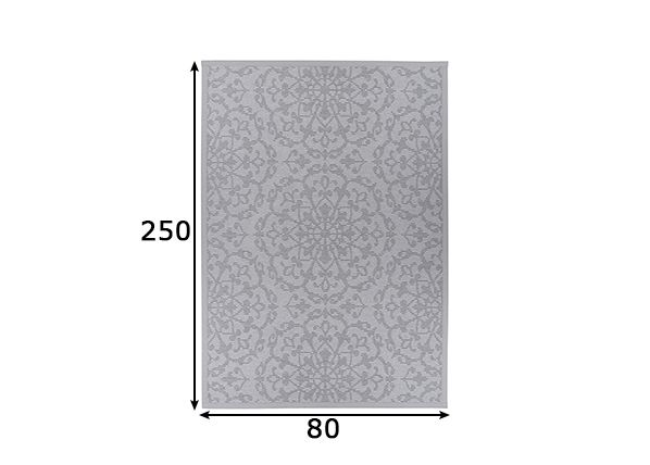 Narma newWeave® шенилловый ковер Pitsalu silver 80x250 cm размеры