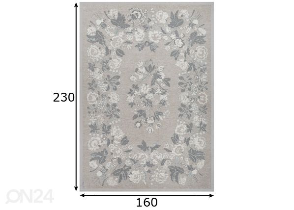 Narma smartWeave® ковер Lihula beige 160x230 см размеры