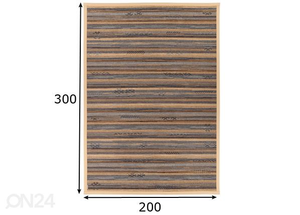 Narma smartWeave® ковер Liiva gold 200x300 см размеры