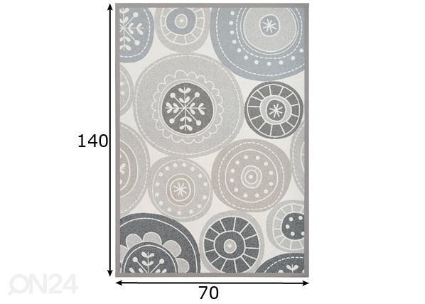 Narma smartWeave® ковер Maru beige 70x140 см размеры