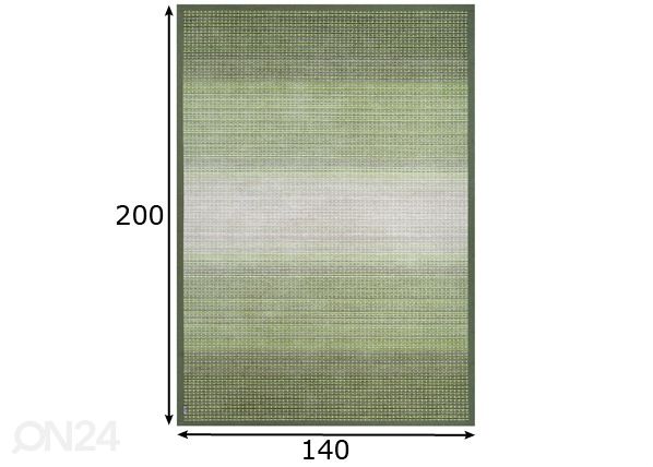 Narma smartWeave® ковер Moka olive 140x200 см размеры