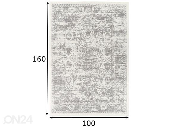 Narma smartWeave® ковер Palmse white 100x160 см размеры