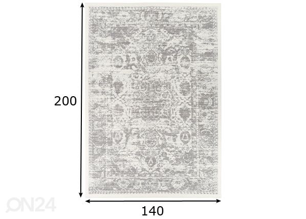 Narma smartWeave® ковер Palmse white 140x200 см размеры