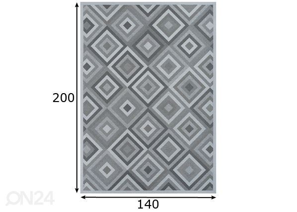 Narma smartWeave® ковер Tahula silver 140x200 см размеры